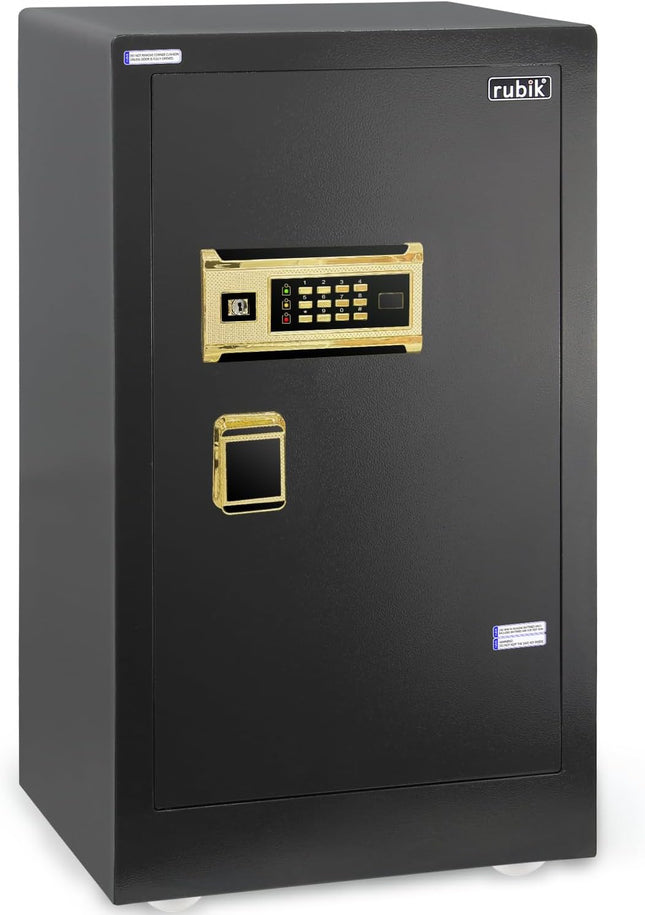 Rubik Digital Safe Box with Dual Lock (82x47x41cm) 80H-BG Black