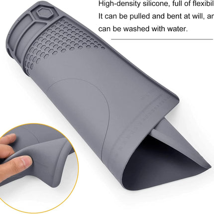 TE-616 Soldering Mat 40×29cm – Heat-Resistant Silicone Magnetic Repair Work Mat