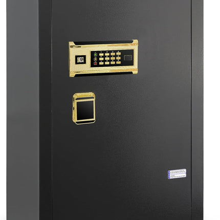 Rubik Digital Safe Box with Dual Security Lock (100x51x45cm) 100H-BG Black