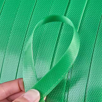 PET Strapping Band Roll 1608, Packing Belt 16mm x 0.8mm, 600 meter 10kg (Green)