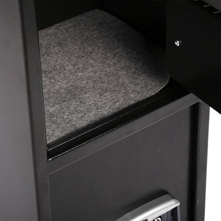 Rubik Large Double Door Safe Box with Drop Slot, Digital Lock & Key 75cm