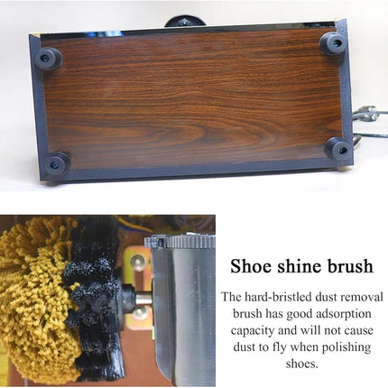 Automatic Shoe Polishing Machine with Cream Dispenser (Black)