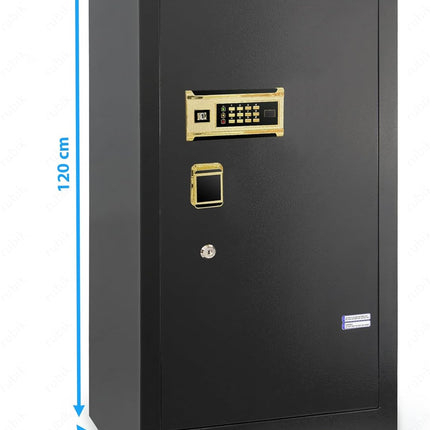 Rubik Large Digital Safe Box with Triple Lock (120x58x48cm) 120H-BG Black