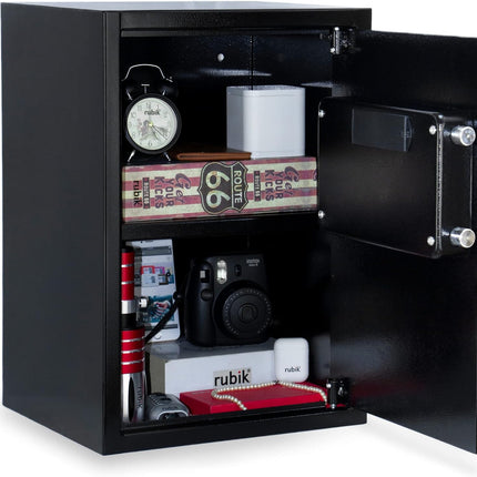 Rubik Large Digital Safe Box with Keys, RB50EP (50x35x30cm)