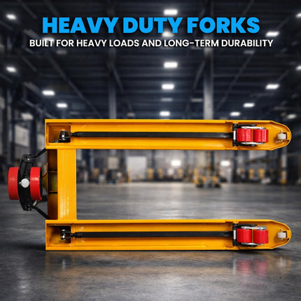 Pallet Mover Truck 3 Ton Capacity Fork Width 685mm Wide, Manual Forklift, and Hand Trolley RB-PMG-V-685