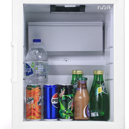 Rubik Absorption Minibar 40L Glass Door Hotel Edition (Made in Türkiye) White