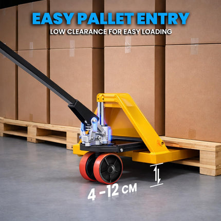 Pallet Mover Truck 3 Ton Capacity Fork Width 685mm Wide, Manual Forklift, and Hand Trolley RB-PMG-V-685