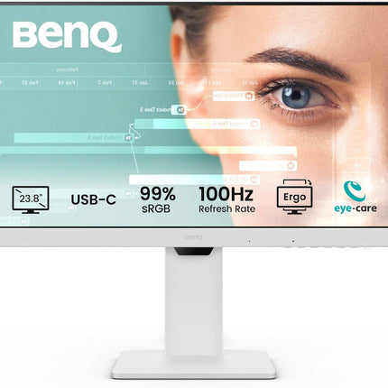 BenQ GW2486TC 24" Full HD IPS 100Hz Home Office Eye-Care Monitor USB-C USB hub HDMI, Display Port, TÜV Certified