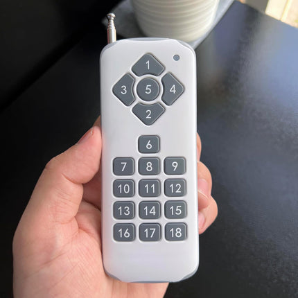 433MHz 18-Key Wireless RF LED Remote Control Universal RGB Lighting &amp; Access Control Transmitter