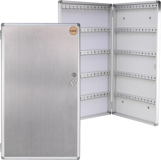 Rubik 140 Keys Aluminum Key Cabinet - Wall Mounted Key Safe Box