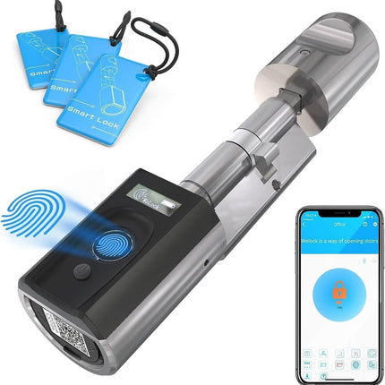 WELOCK Smart Fingerprint Door Lock with Biometric Fingerprint Scanner Electronic Lock IP65 RFID Card Ble Wi-Fi