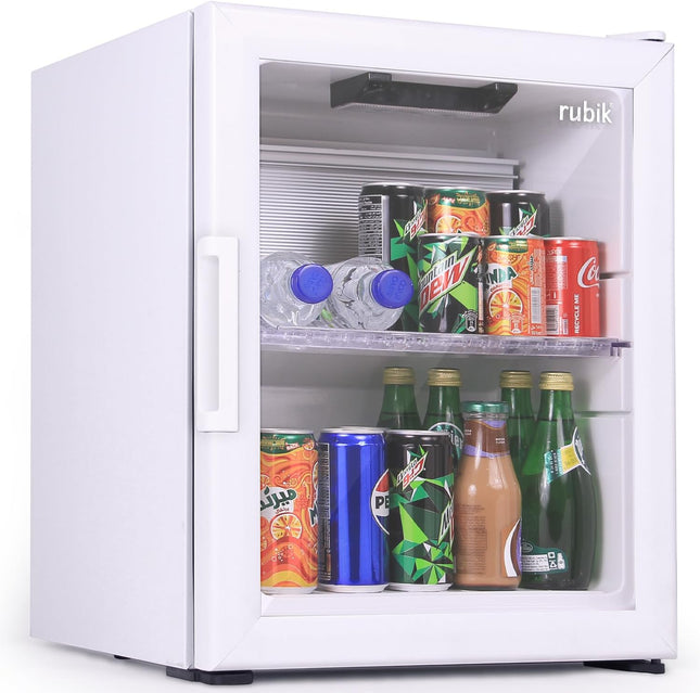 Rubik Absorption Minibar 40L Glass Door Hotel Edition (Made in Türkiye) White