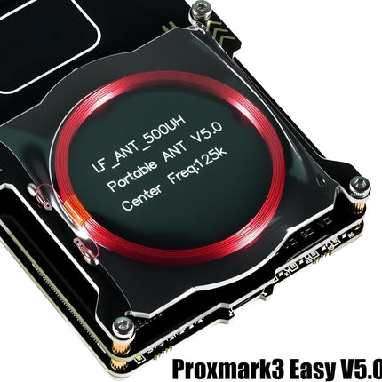 Proxmark3 Easy V3.0 DEV Kit RFID Card Reader and Decryptor with Integrated Antenna and 5 HF LF IC ID Cards