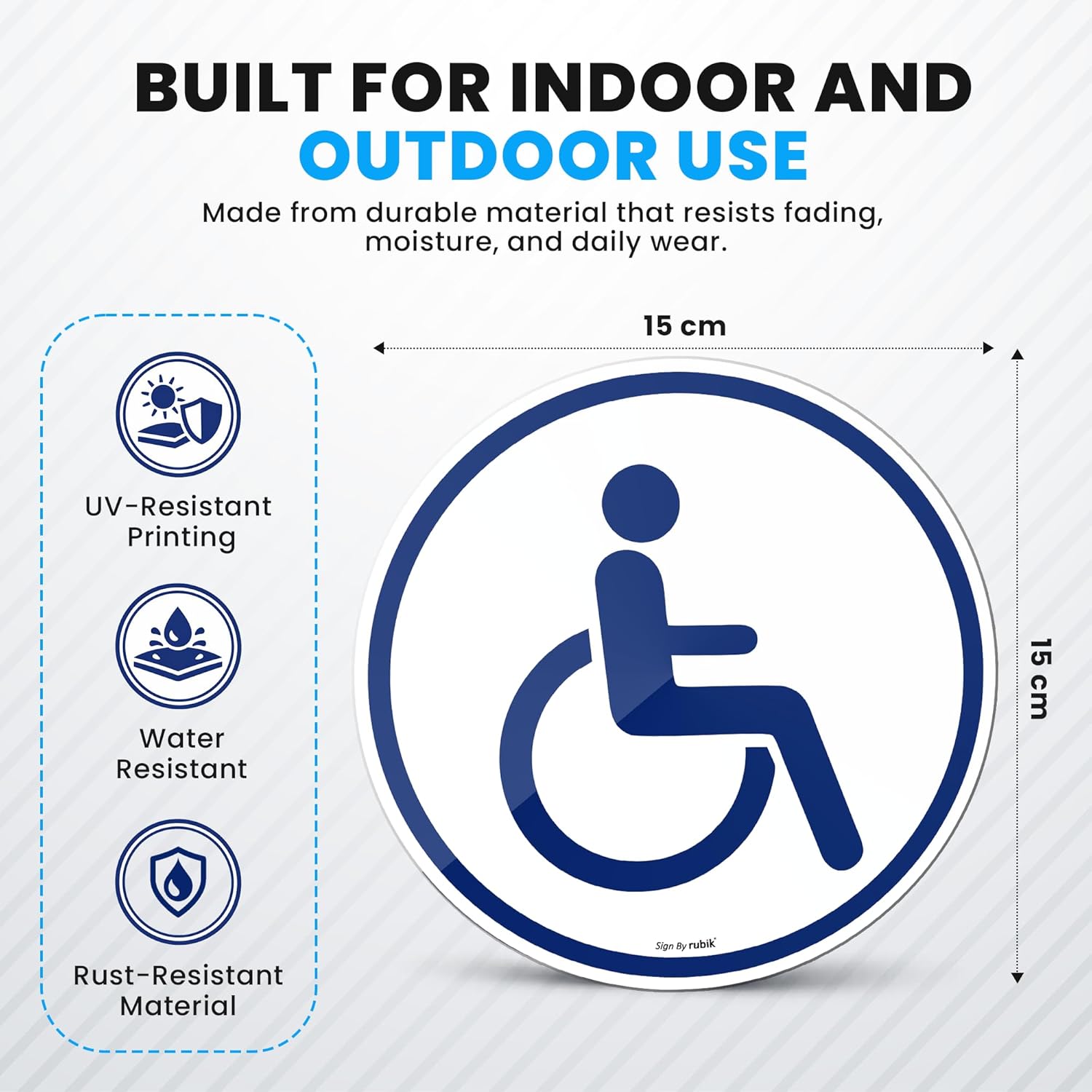 Box Removable Sign Magnetic Disabled Handicap Car Sticker Reflective Removable – HKGT UAE ...