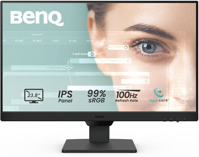 BenQ GW2490 24 inch FHD IPS Computer Gaming Monitor - 100Hz - 1920x1080p