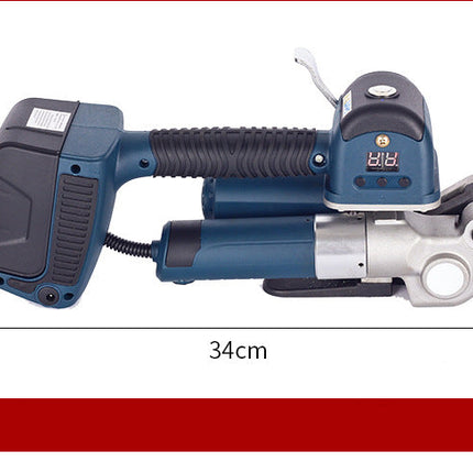 19-25mm Cordless Handheld Electric Strapping Machine with 2 Batteries - 25A