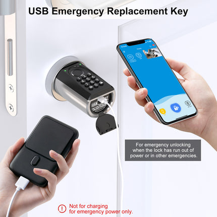 WELOCK Smart Fingerprint Door Lock with Biometric Fingerprint Scanner and Pass Code ToucD41