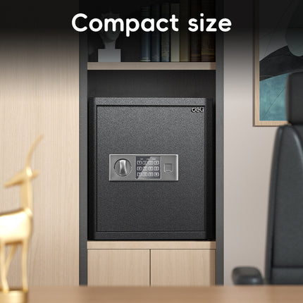 Deli Niello Digital Safe Box T524 (40x35x33cm) Black