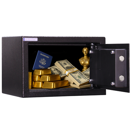 Rubik Hotel Safe Box with Digital Motorized Lock & Keys, RBH20E (20x31x20cm) White