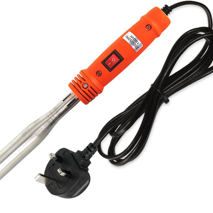 150W Electric Soldering Iron with Iron Clad and On/Off Switch, Bent Chisel Tip
