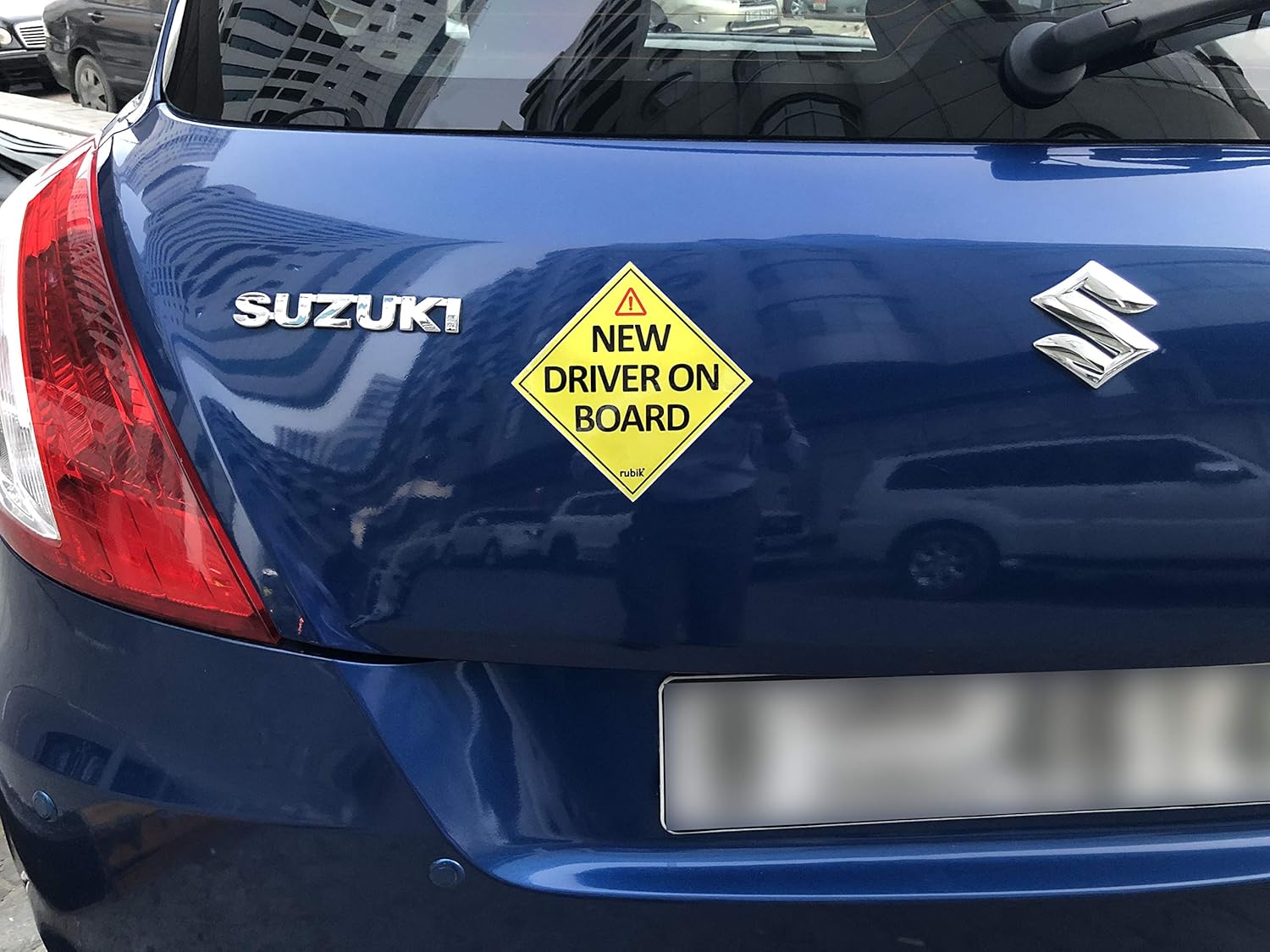 New Driver Sticker By Rta New Driver Reflective Sticker Sign Vinyl 15x15cm – HKGT UAE Store ...