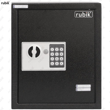 Rubik 40-Keys Storage Cabinet with Key & Digital Pin Code Lock, Wall Mounted (Black)