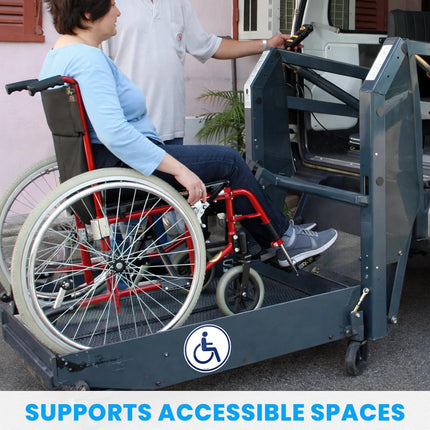 Disabled Handicap Car Sticker – Self Adhesive Reflective Vinyl Decal Sign 15cm Round