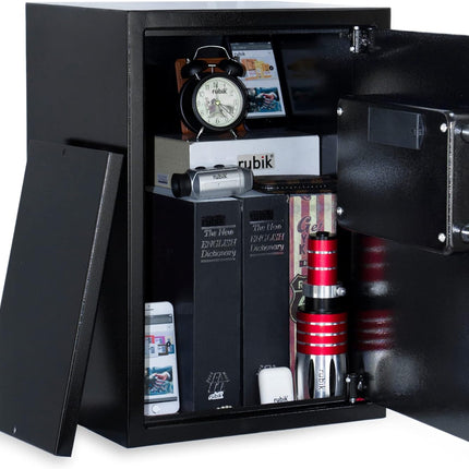 Rubik Large Digital Safe Box with Keys, RB50EP (50x35x30cm)