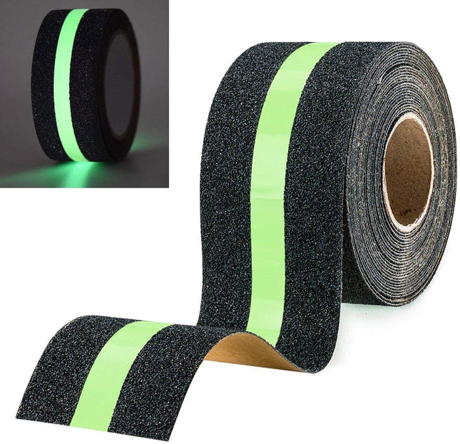 Anti Slip Grip Tape Glow in the Dark – 50mm x 5m Non-Slip Luminous Safety Tape