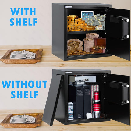 Rubik Medium Digital Safe Box with Keys, RB-40EGC (40x38x30cm)