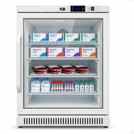 Medical Refrigerator 150L - Vaccine & Pharmaceutical Fridge Digital Control / Alarm / Thermometer, JGA-BC168