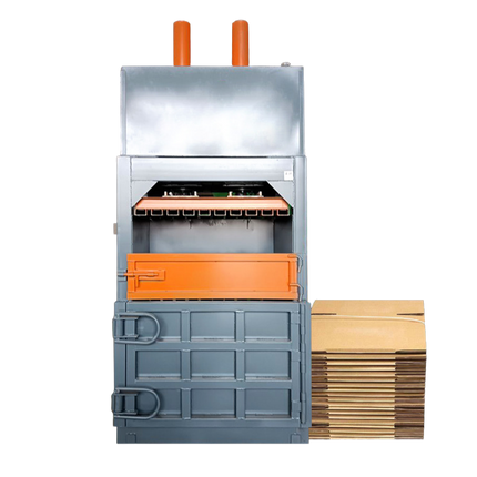 100T Vertical Hydraulic 500kg Baler Press, Heavy-Duty Waste & Cardboard Compactor