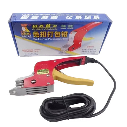 PP Strapping Heat Sealer Tool, Buckle-Free Packaging Pliers KG-15-C
