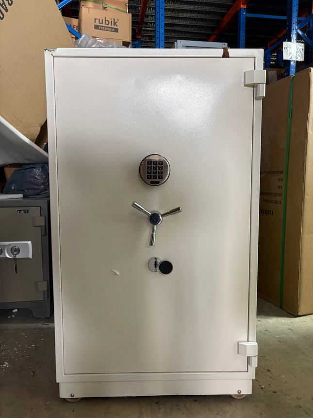 Rubik RBAS120 Fireproof Safe Box 570L - Open Box - Shipping Damaged (Corner Dent, Minor Paint Crack and Scratches)