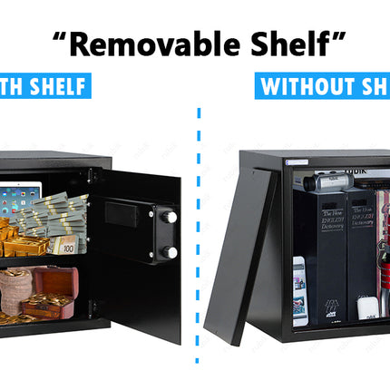 Rubik Medium Digital Safe Box with Keys, RB-40EGC (40x38x30cm)