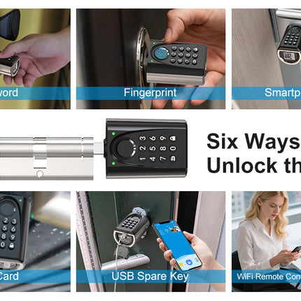 WELOCK Smart Fingerprint Door Lock with Biometric Fingerprint Scanner and Pass Code ToucD41