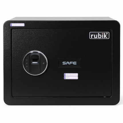Rubik Large Fingerprint Safe Box with Keys, RB-30YFP (30x38x30cm)