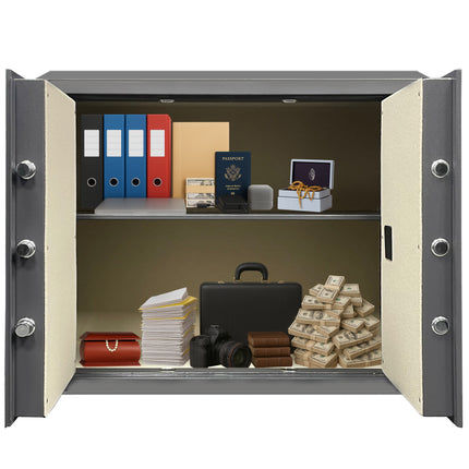 Rubik Double Door Cabinet Safe Box 80x100cm, Digital Lock with Keys, For Home, Business & Commercial Use