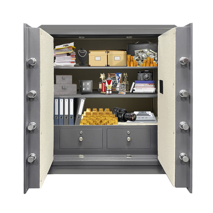 Rubik Double Door Cabinet Safe Box 100x90cm, Digital Lock with Keys, For Home, Business & Commercial Use
