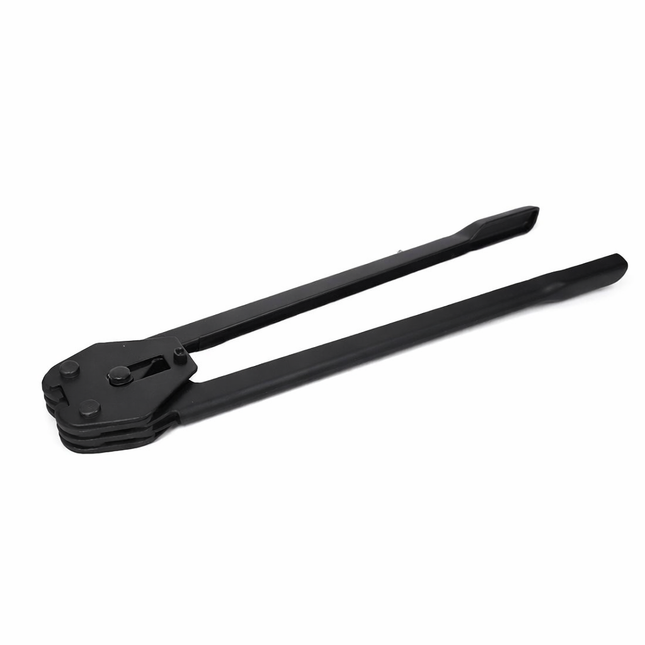 X380 Manual PET Strapping Sealer Plier Tool 13-19mm, Heavy Duty 6-Hook Crimper for Plastic Banding