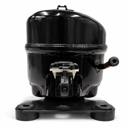 WV43YB Refrigerator Compressor 220-240V R600a for Minibar & Small Refrigerators - Black