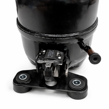 WV43YB Refrigerator Compressor 220-240V R600a for Minibar & Small Refrigerators - Black