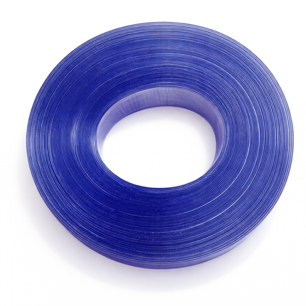 Transparent PVC Strip Roll, Clear T-Strip, 200mm x 6mm x 50m Roll, Non-Phthalate Transparent PVC