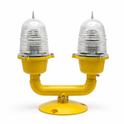 Low Intensity Obstruction Light (LIOL), LED Warning Light Steady Red Double LED Beacons, FAA L-810 Aviation Tower Lights