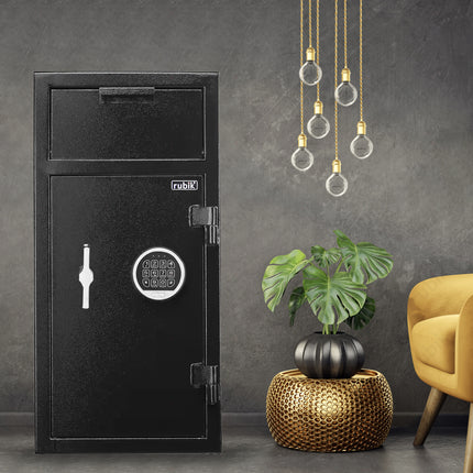Rubik Depository Safe Box with Digital Lock, Deposit Chute and Fire Resistant RB-DS70 (70x34x38cm)