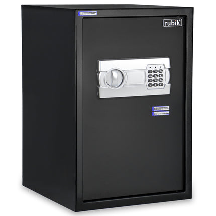 Rubik Large Digital Safe Box with Keys, RB50EGC (50x35x30cm) Black