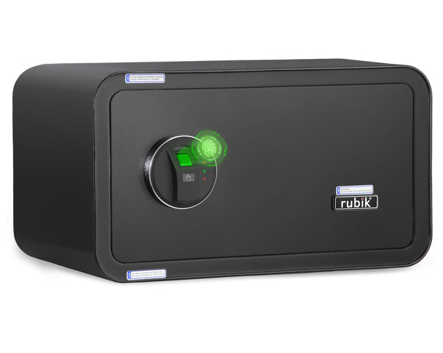 Rubik Wide Fingerprint Safe Box with Keys, RB23f (23x43x35cm)