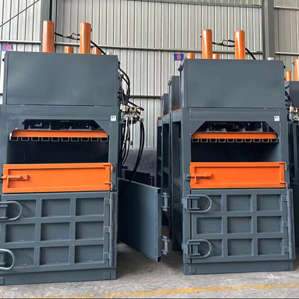 100T Vertical Hydraulic 500kg Baler Press, Heavy-Duty Waste & Cardboard Compactor
