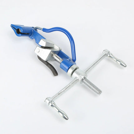 8-25mm Cable Tie Pliers Baler Tightening and Cutting Tool, Hand-Cranked Screw-Type Stainless Steel Cable Tie Binding and Cutter Machine