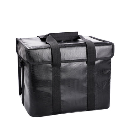 Fireproof Portable Power Station Carry Bag 33x24x22cm - High-Temperature Resistant Storage with Shoulder Strap